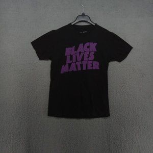 Black Sabbath Shirt Mens Small Black Purple‎ Black Lives Matter Print Graphic
